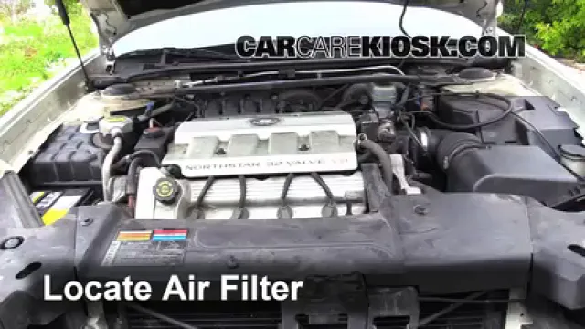 1997 Cadillac DeVille 4.6L V8 Sedan Air Filter (Engine) Replace